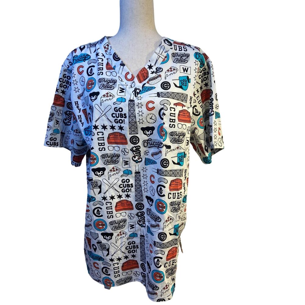 Chicago‎ Cubs unisex scrub top